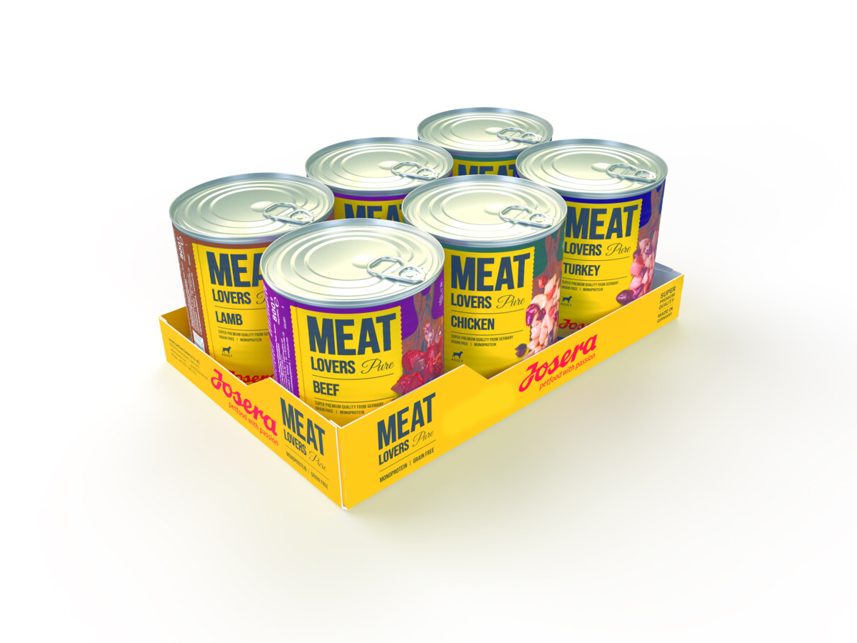 4032254770992_Hund_Josera_Meatlovers_Pure_Multipack_6x800g_1_